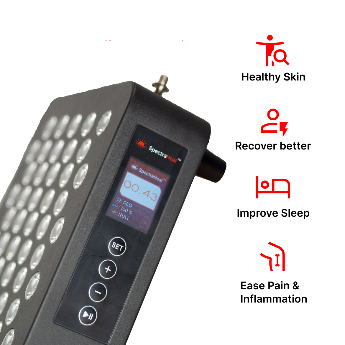 SpectraHeal Mini 300w Targeted Red Light Therapy Panel